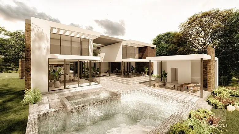Casa con patio — registro 2